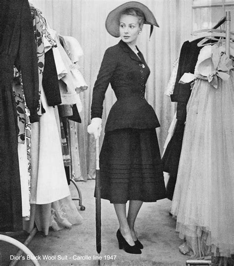 Paris Collections Dior 1947 Glamour Daze Fashion Forties Fashion 1940s Fashion