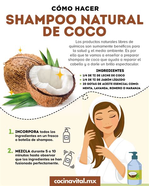 Cómo Hacer Un Shampoo Casero De Coco ¡sin Químicos Y Sólo En 4 Pasos