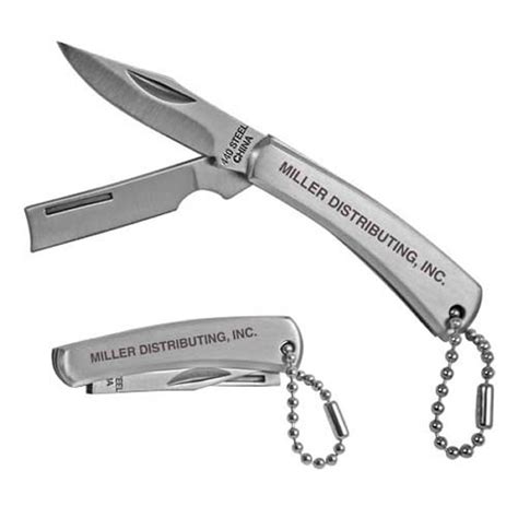 Promotional Mini Folding Knife With Razor Blade