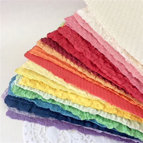 Paper Pack Recycled Paper Homemade Paper Rainbow Plus Etsy Recycled