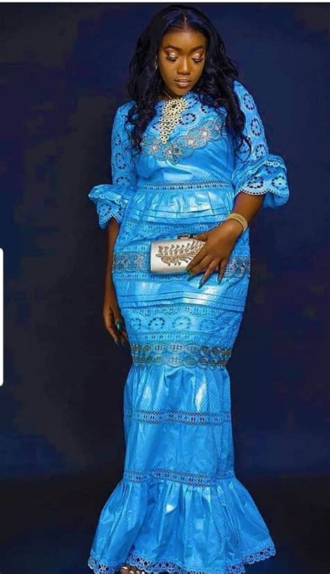 Pin by Dieynaba Dieye Samaté on robes en bazin African dress African fashion African print