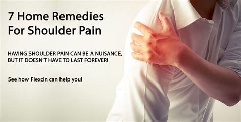 Seven Home Remedies For Shoulder Pain Flexcin