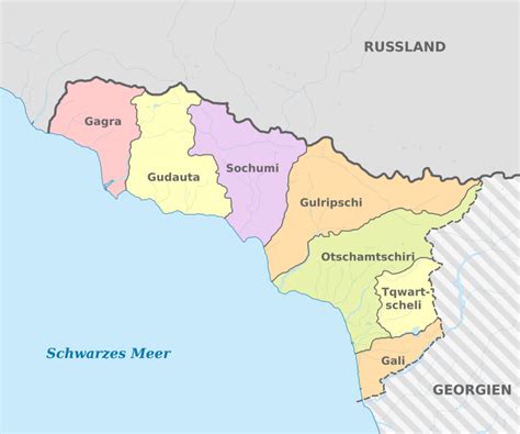 Fileabkhazia Semi Secession Administrative Divisions De Colored