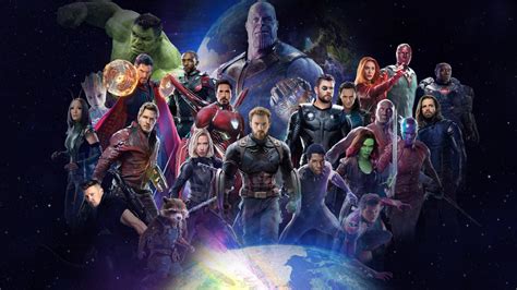 An unprecedented cinematic journey ten years in the making and spanning the entire marvel cinematic universe, marvel studios' avengers: Avengers Infinity War 2018 All Characters Fan Poster, Full ...