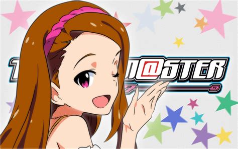 wallpaper ilustrasi anime si rambut coklat gambar kartun minase iori bermain gadis