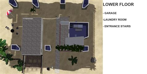 Mod The Sims Modern Villa 3 Modern Beach Villa