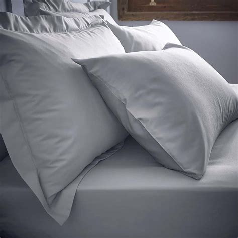Bianca Grey Deep Fitted Sheets Matching Pillowcases Available Allens