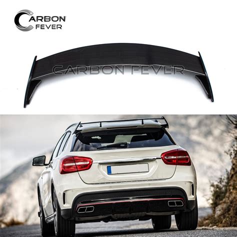 Gla Style Carbon Fiber Roof Spoiler Rear Wing For Mercedes X