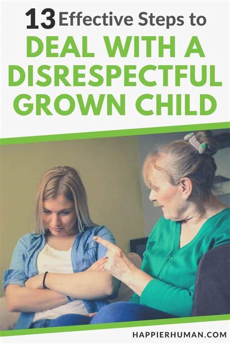 13 Effective Steps To Deal With A Disrespectful Grown Child Charmainelago