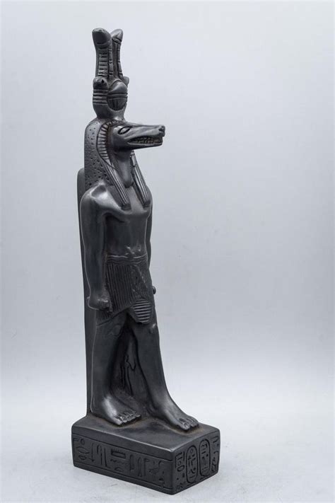 Statue Of Egyptian Sobek Crocodile God Of The Nile 2 Style Etsy