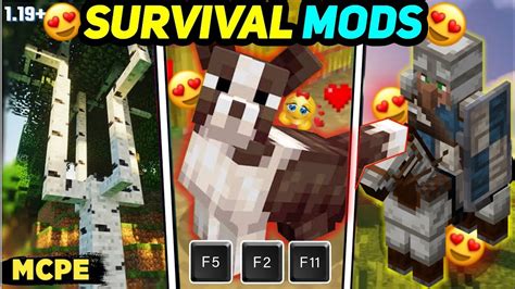Top 5 Survival Mods For Minecraft Pe 119 Top 5 Best Mods For