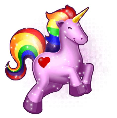 Glitter Rainbow Unicorn Random Pinterest