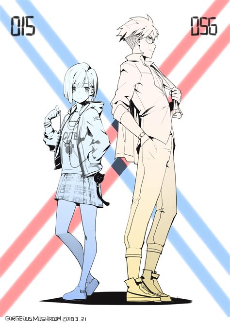 Ichigo And Gorou Darling In The Franxx Drawn By Gorgeousmushroom