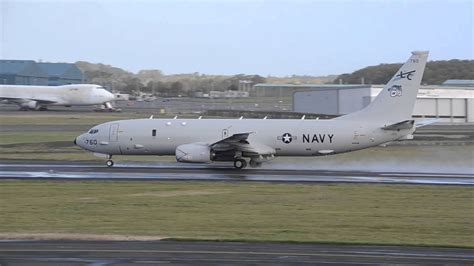 Boeing P 8a Poseidon Take Off168760 Usnavy At Prestwick