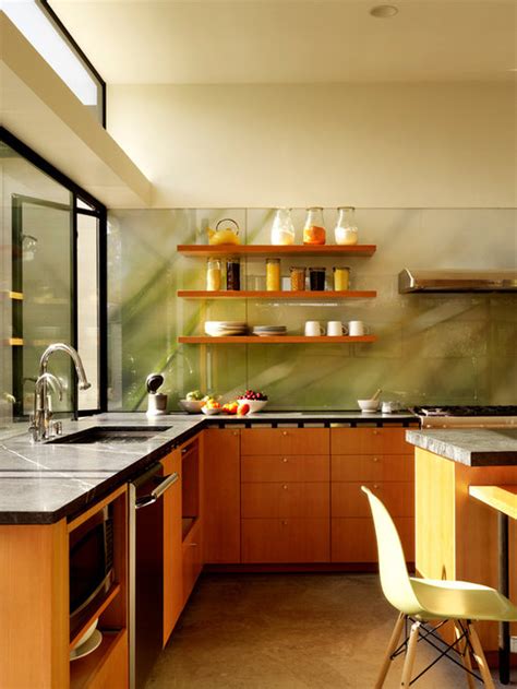 Each glass chip is hand pressed and then filled with colored crushed glass chips to create an intensely faceted surface that will capture and. Tempered Glass Backsplash | Houzz