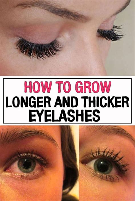 How To Grow Longer And Thicker Eyelashes Iwomenhacks