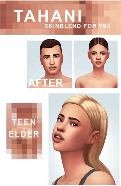 The Sims 4 Skin Blends Cc Sims 4