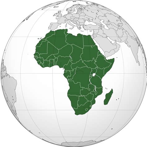 Carte De Lafrique Cartes Sur Le Continent Africains Pays Relief