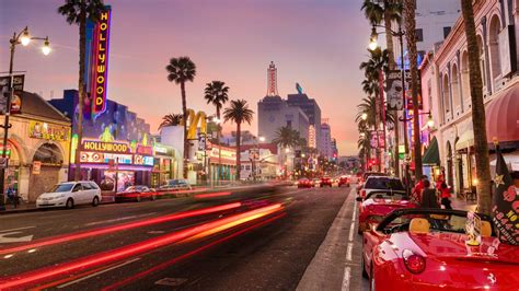 Sunset Boulevard Los Angeles Night