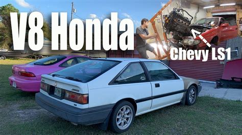 V8 Swapped Honda Accord The Ls1 Is Pulled From The Gto Youtube