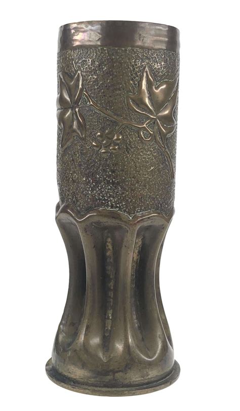 Sold Price Ww2 Trench Art Brass Artillery Shell Casing Vase Invalid