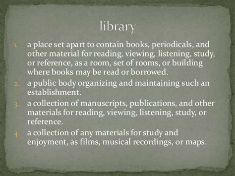 What Is A Library