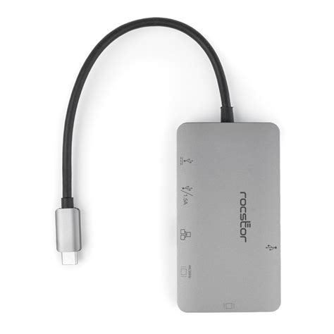 Rocstor Premium Usb C Multiport Adapter Pd Charging