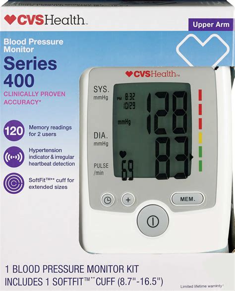 Cvs Health Advanced Auto Blood Pressure Monitor