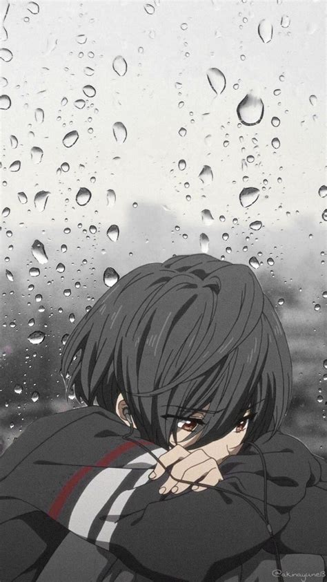 Sad Anime Boy On Phone Sad Boy Anime Wallpapers Top Free Sad Boy