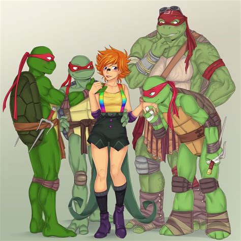 Kimmie And Raphs By Https Linart Deviantart Com On Deviantart Teenage Mutant Ninja Turtles