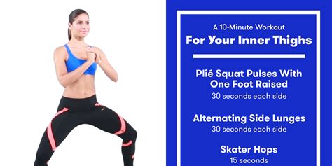 A Minute Inner Thigh Workout To Try At Home Self