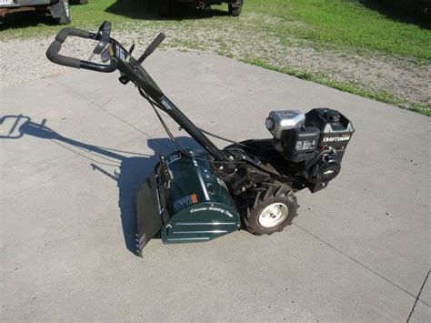 Craftsman 65hp 17 Rear Tine Tiller Runs Good Aaa Auction And Realty