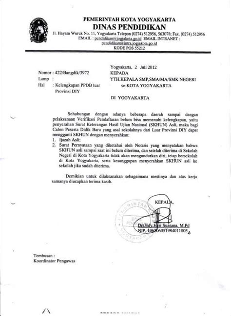 Surat Perintah Dinas Luar Kota Kumpulan Contoh Surat