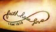 Faith hope love tattoos can have both religious and other meanings. What Does Faith Hope Love Tattoo Mean? | Represent Symbolism