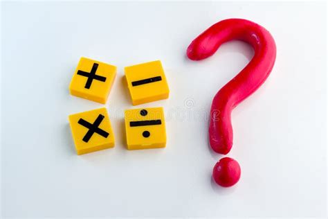 Question Mark With Math Symbol Stock Photo Image Of Percent