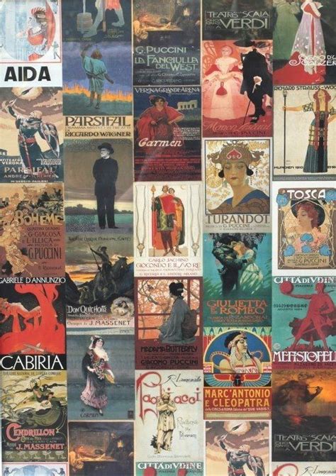 Operas Poster Collage Poster Art Vintage Collage Vintage Art