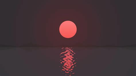 3840x2160 Ripple Water Minimal Sunset 4k Wallpaper Hd Nature 4k