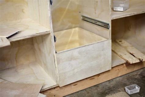 How To Build Diy Garage Cabinets And Drawers Thediyplan Garage