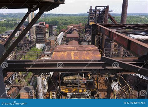 Vitkovice Iron And Steel Works Blast Furnaces Stock Photo Image Of