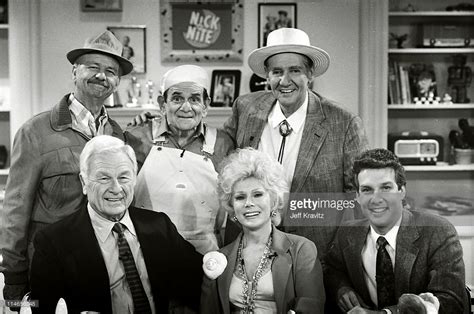 Green Acres Cast Nick At Nite Green Acres Promo Shoot 1989 Sitcoms