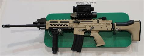 Компания St Kinetics представила обновленную модель пулемета Ultimax 100
