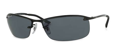 Ray ban rb3183 top bar 004/9a wrap sunglasses silver frames polarised lenses. Ray-Ban RB3183 - Top Bar Square Sunglasses | Free Shipping
