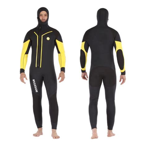 divestar 7mm semi dry winter wetsuit with hood