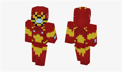 Iron Man Marvel Atom Minecraft Skin Png Image Transparent Png