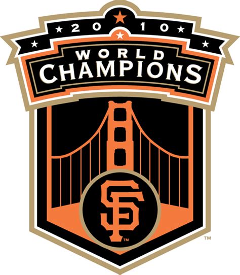San Francisco Giants Champion Logo National League Nl