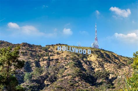 Hollywood Sign In Los Angeles Editorial Stock Image Image Of