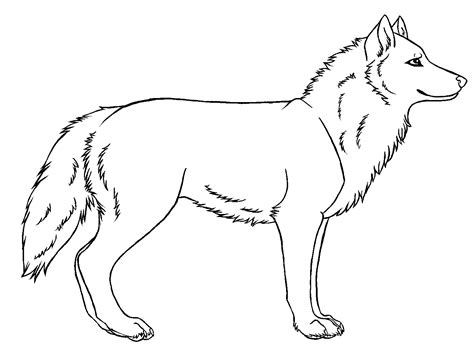 In drawing from this book, copy the last diagram, or finished picture, of the particular series. Free Simple Drawings Of Wolves, Download Free Clip Art ...