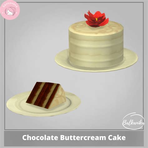 Install Chocolate Buttercream Cake The Sims 4 Mods Curseforge
