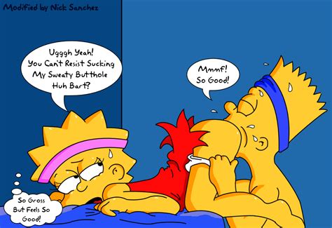 Image Bart Simpson Lisa Simpson Nick Sanchez The Simpsons