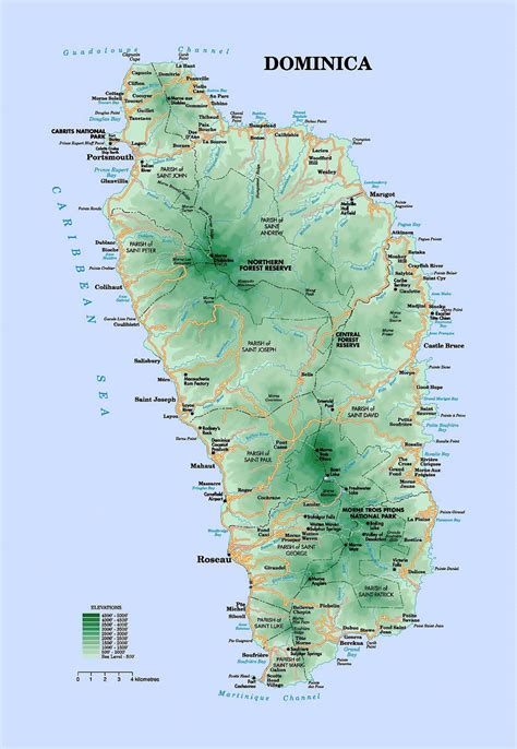 See Dominica On World Map